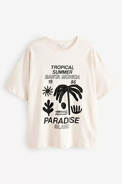 Next T-Shirt Kurzärmeliges T-Shirt mit Grafik (1-tlg) günstig online kaufen