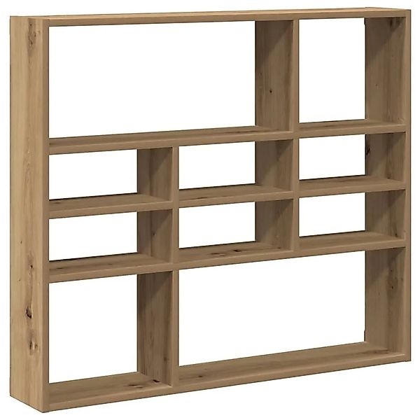 vidaXL Wandregal Artisan-Eiche 90x16x78 cm Holzwerkstoff 856070 günstig online kaufen