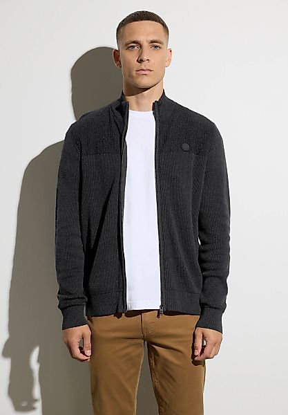 STREET ONE MEN Strickjacke, aus reiner Baumwolle günstig online kaufen