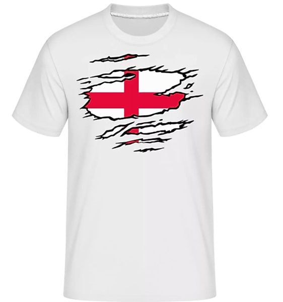 Zerrissene Fahne England · Shirtinator Männer T-Shirt günstig online kaufen