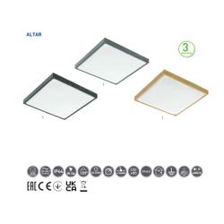 GTV Deckenleuchten 24W LED Deckenleuchte Deckenlampe günstig online kaufen