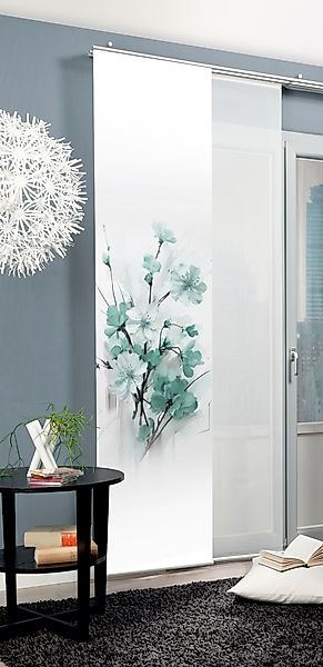 HOME WOHNIDEEN Schiebegardine "LOTUS" Paneelwagen 1 Stk. tlg. Schiebewand S günstig online kaufen