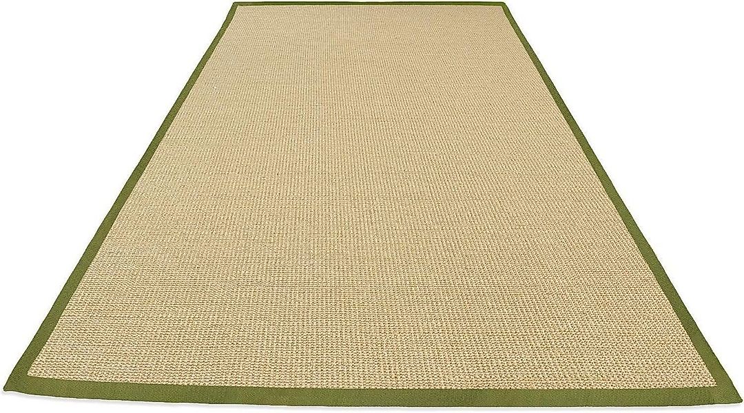 casa pura Sisalteppich Amazonas Natur mit farbiger Bordüre, Teppich in 6 Fa günstig online kaufen