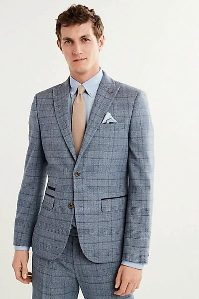 Next Baukastensakko Anzug mit Karomuster: Skinny Fit Jacke (1-tlg) günstig online kaufen