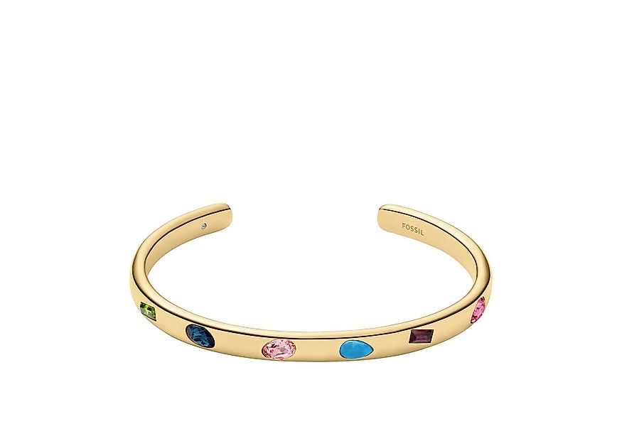 Fossil Armspange Schmuck Geschenk Edelstahl JEWELRY, mit Glasstein günstig online kaufen