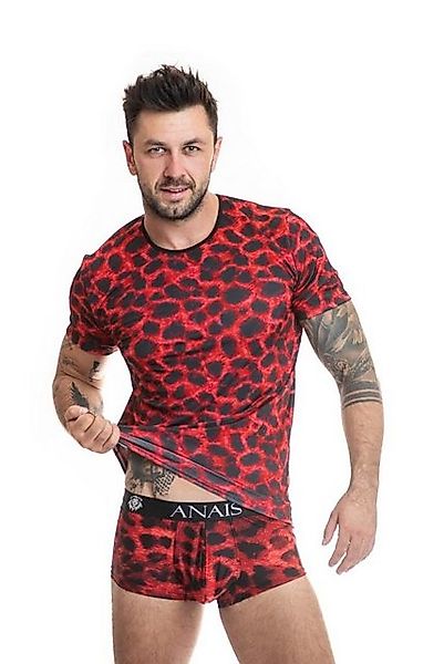 Anais for Men T-Shirt Herren-Shirt in rot/schwarz - M günstig online kaufen