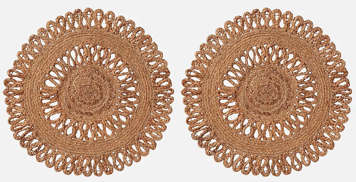 my home Platzset "Aimka" Handgefertigt, 35x35, rund günstig online kaufen