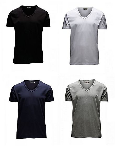T-Shirt - 4er Pack Jack & Jones Herren T-Shirt günstig online kaufen