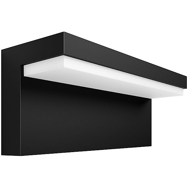 Philips Hue Wandleuchte White & Color Ambiance Nyro Schwarz 1000 lm günstig online kaufen