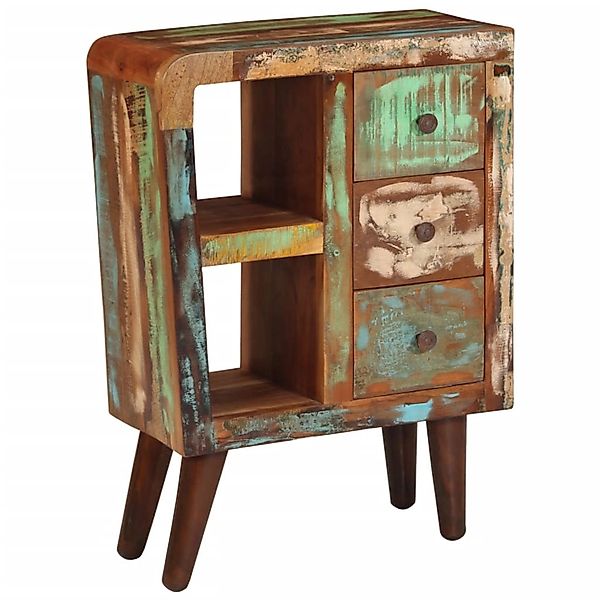 vidaXL Sideboard 55x30x80 cm Altholz Massiv 374902 günstig online kaufen