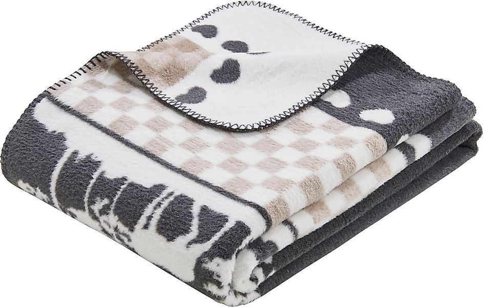 Wohndecke WINTERLAND, done.®, Weiche Wohndecke im Doubleface-Look günstig online kaufen