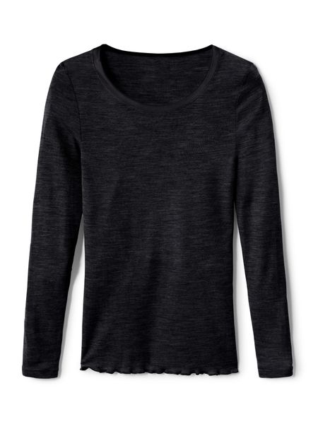 CALIDA Langarmshirt "True Confidence" Rundhals, Feinripp, atmungsaktiv, Wel günstig online kaufen