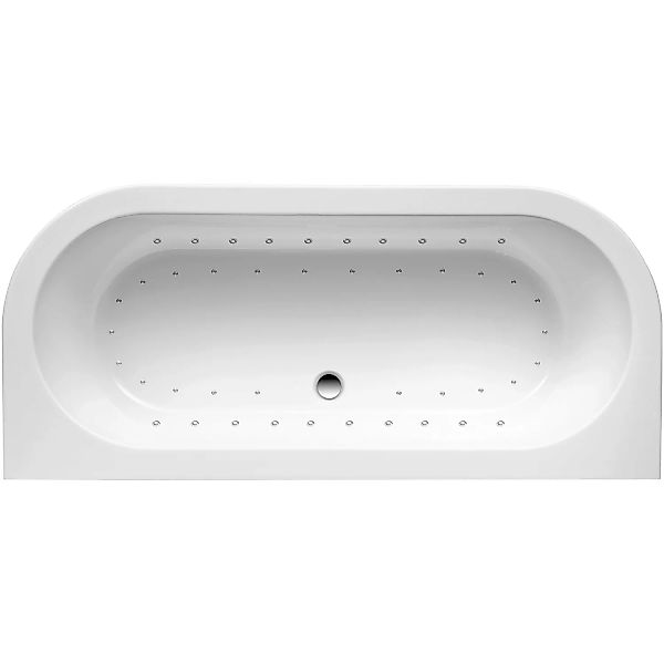 Ottofond Whirlpool Modena Komfort-Light-/Silentsystem 180 cm x 79 cm Weiß günstig online kaufen