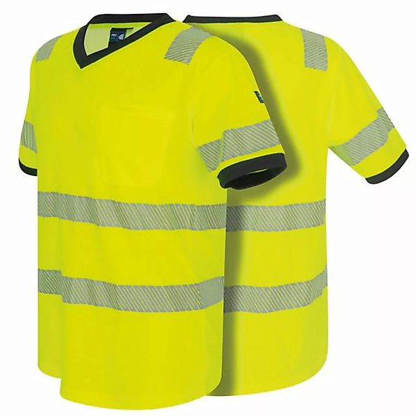 PRO FIT by Fitzner T-Shirt Warnschutz, Neon Gelb - Grau, (1, Stück) Warnsch günstig online kaufen