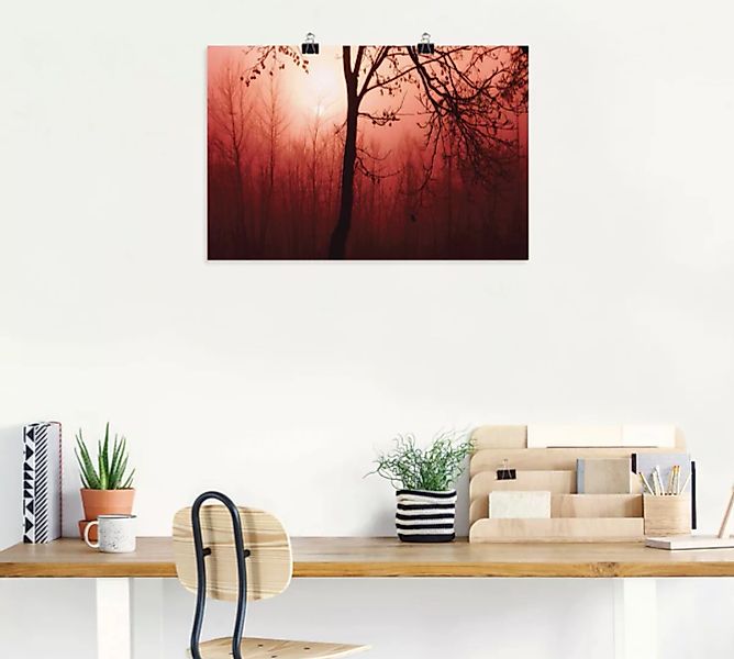 Artland Wandbild "Symphonie", Wald, (1 St.), als Leinwandbild, Poster in ve günstig online kaufen