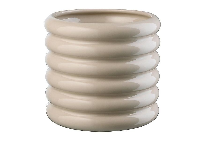 ASA SELECTION Übertopf Pflanzentopf LOOPY, Sandfarben, Ø 21,5 x H 23 cm, (1 günstig online kaufen