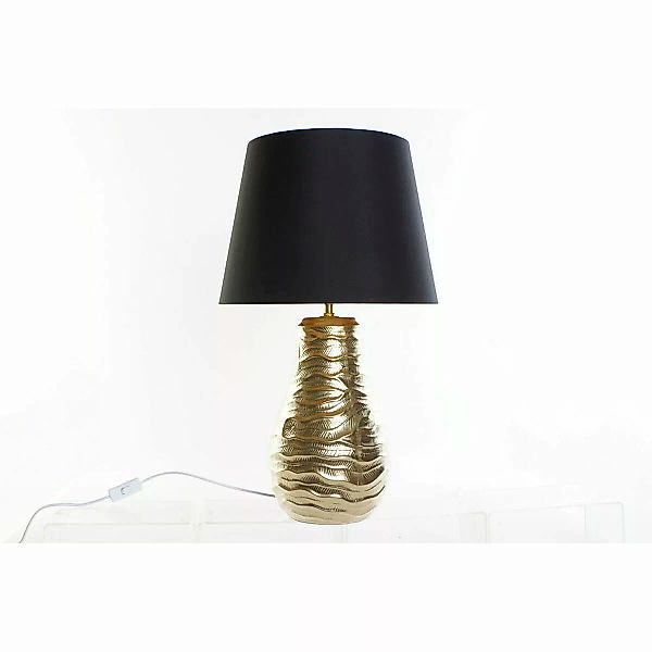 Tischlampe Dkd Home Decor Schwarz Leinen Wachs Golden (38 X 38 X 65 Cm) günstig online kaufen