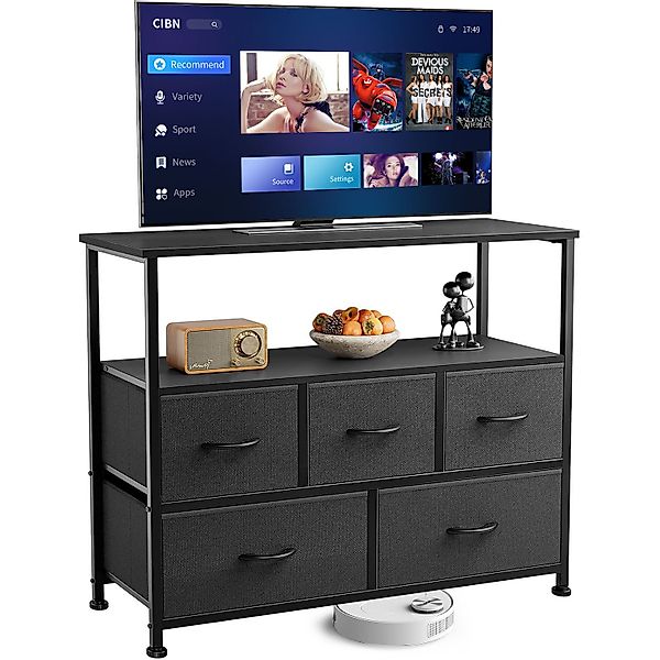 Refined Living TV-Schrank Stoffkommode mit 5 günstig online kaufen