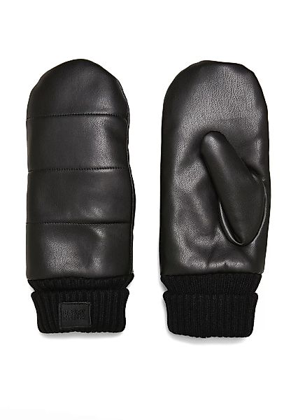 URBAN CLASSICS Baumwollhandschuhe "Unisex Puffer Imitation Leather Gloves" günstig online kaufen