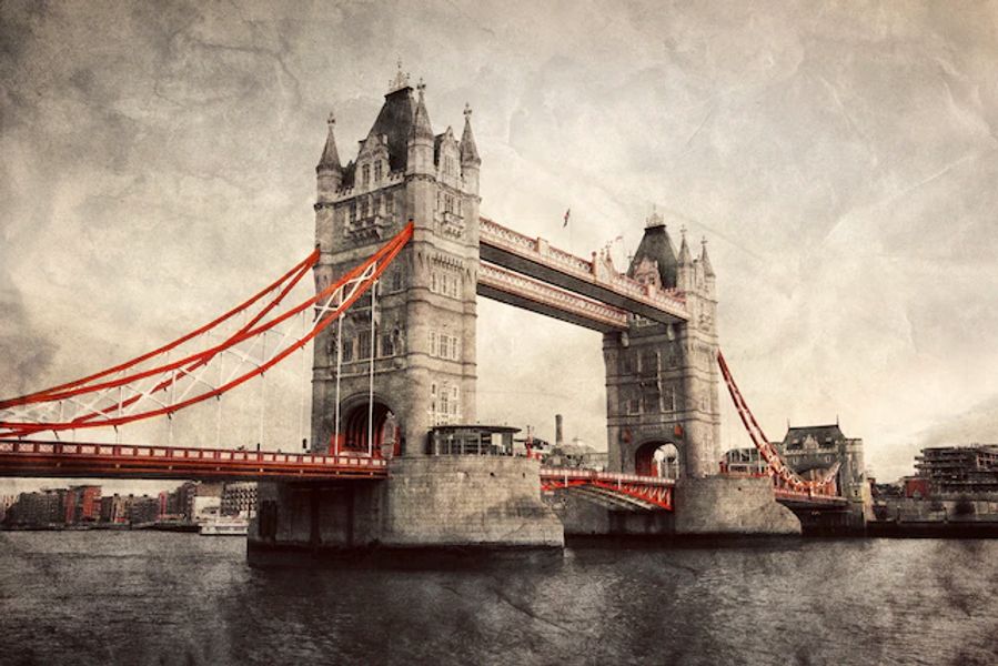 queence Leinwandbild »Tower Bridge« Brücken   Großbritannien   Kunst   Lond günstig online kaufen