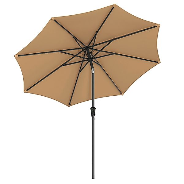 SONGMICS Sonnenschirm, UPF 50+, mit Kurbel, günstig online kaufen