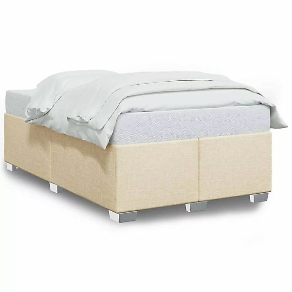 vidaXL Bettgestell Creme 120x200 cm Stoff Modell 42105008 günstig online kaufen