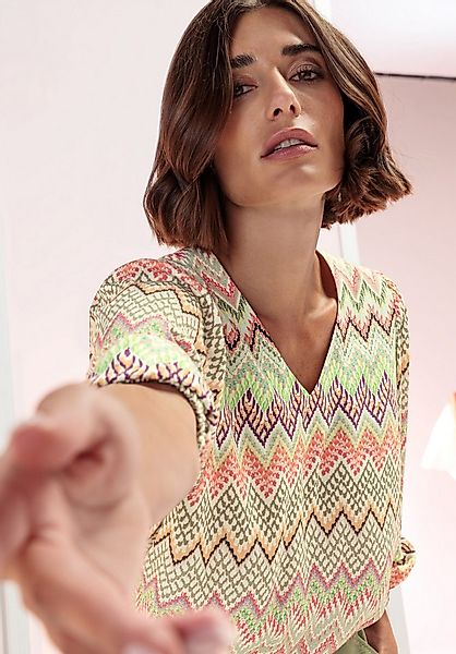 bianca Druckbluse ALENA mit modischem Print in Trendfarben günstig online kaufen