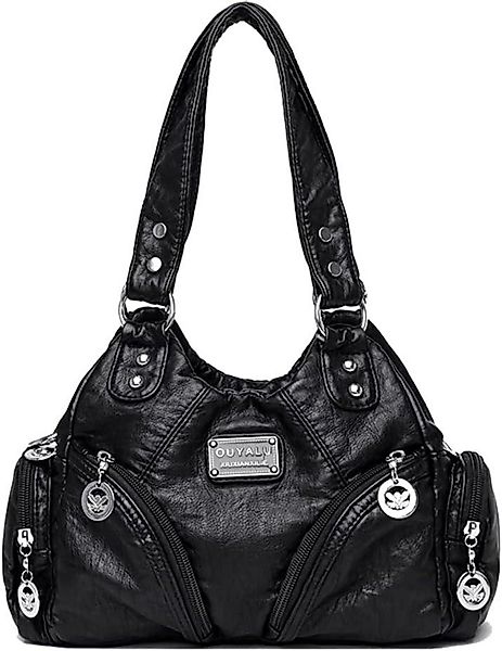 LuxusKollektion Hobo Damen PU-Leder Hobo Handtasche günstig online kaufen