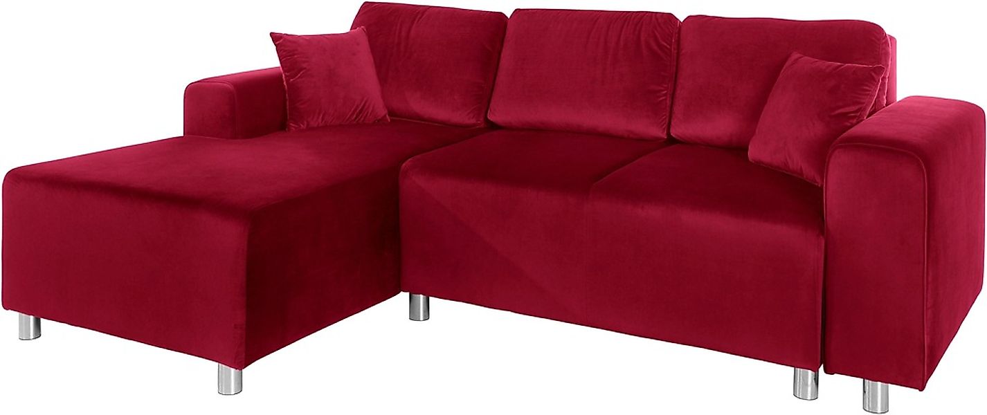 Home affaire Ecksofa »Györ« L-Form, wahlweise mit Bettfunktion und Bettkast günstig online kaufen