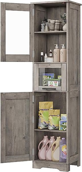 GarveeMore Hochschrank Badezimmerschrank Badschrank Badkommode Badezimmermö günstig online kaufen