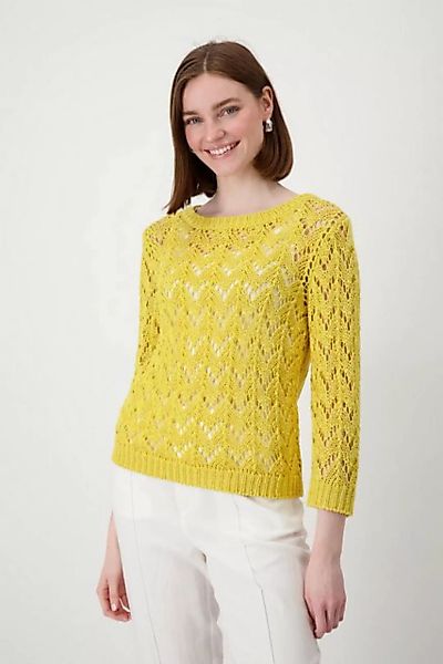 Monari Sweatshirt Pullover, dry lemon günstig online kaufen