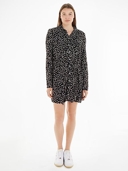 Tommy Jeans Blusenkleid TJW DITSY BELTED günstig online kaufen