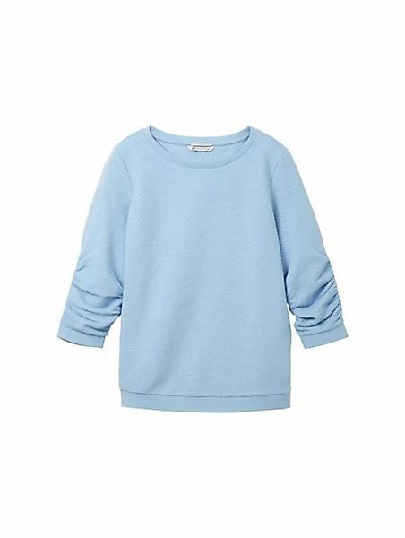 TOM TAILOR Denim Sweatshirt im besonderen Strukturmuster günstig online kaufen