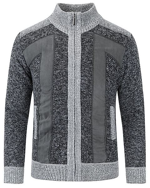 Allthemen Cardigan Herren Strickjacke mit ärmelflecken Strickjacke Winter günstig online kaufen