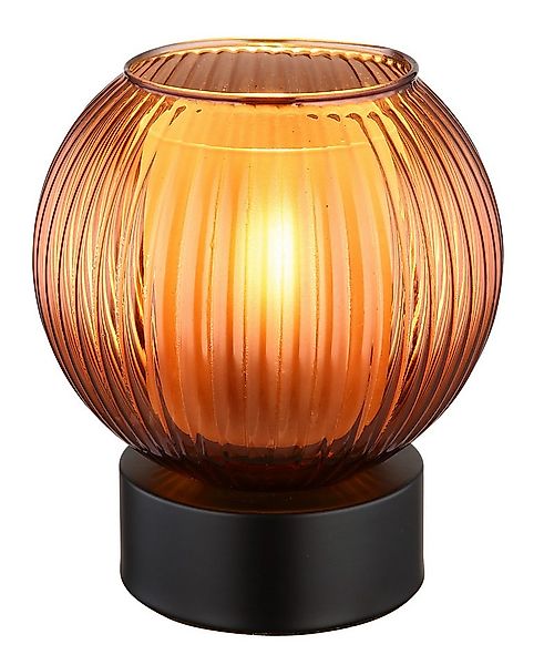 GLOBO LIGHTING Tischleuchte ZUMBA, ohne Leuchtmittel, Tischlampe Glaskugel günstig online kaufen