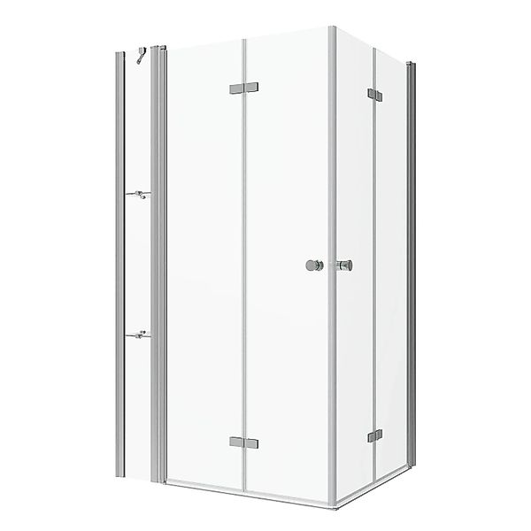 Aquabatos Eckdusche 90 x 70 x 187 cm Duschkabine Bad Duschabtrennung Rechte günstig online kaufen