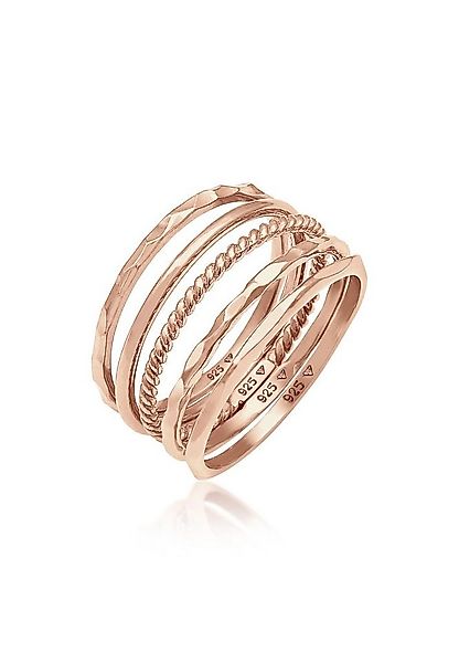 Elli Ring-Set Stapelring Stacking Boho Set (5 tlg) 925 Sterling Silber günstig online kaufen