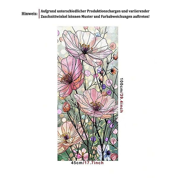 Coonoor Fensterfolie Elektrostatische Fensterfolie, bunte Fensterfolie, günstig online kaufen