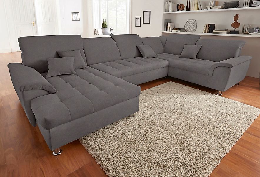 DOMO collection Wohnlandschaft "Franzi optional mit Bettfunktion, Bettkaste günstig online kaufen