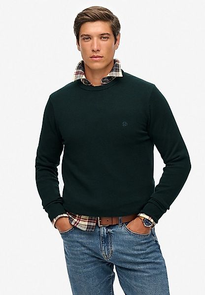 Superdry Strickpullover ESSENTIALS COTTON JUMPER günstig online kaufen