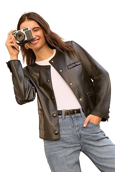 Friends Like These Lederjacke Friends Like These Jacke aus Polyurethan (1-S günstig online kaufen