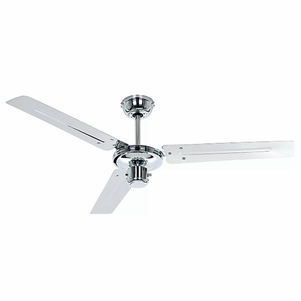 CASAFAN Deckenventilator mit Zugkette Tristar-Z Chrom 122 cm günstig online kaufen