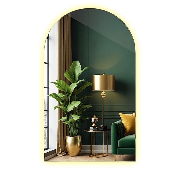 Tulup LED-Lichtspiegel Modernes Wandspiegel mit LED Beleuchtung (Warmweiß 3 günstig online kaufen