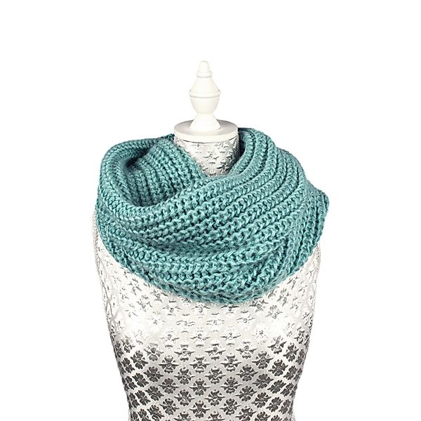 ZEBRO Strickschal Strick-Loop "Wafel", Wollmischung günstig online kaufen