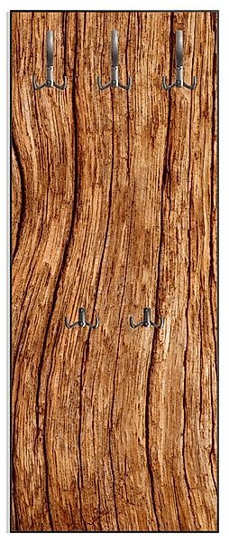 Wallario Garderobenpaneel Holzstamm (1-teilig, inkl. Haken und Befestigung) günstig online kaufen