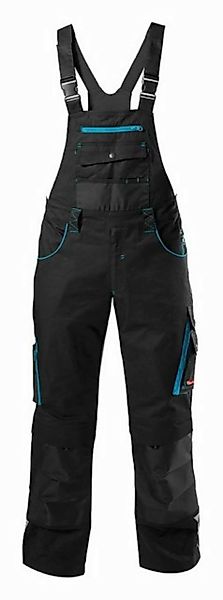 fortis Latzhose Herren 24 Black / turquoise Größe 48 günstig online kaufen