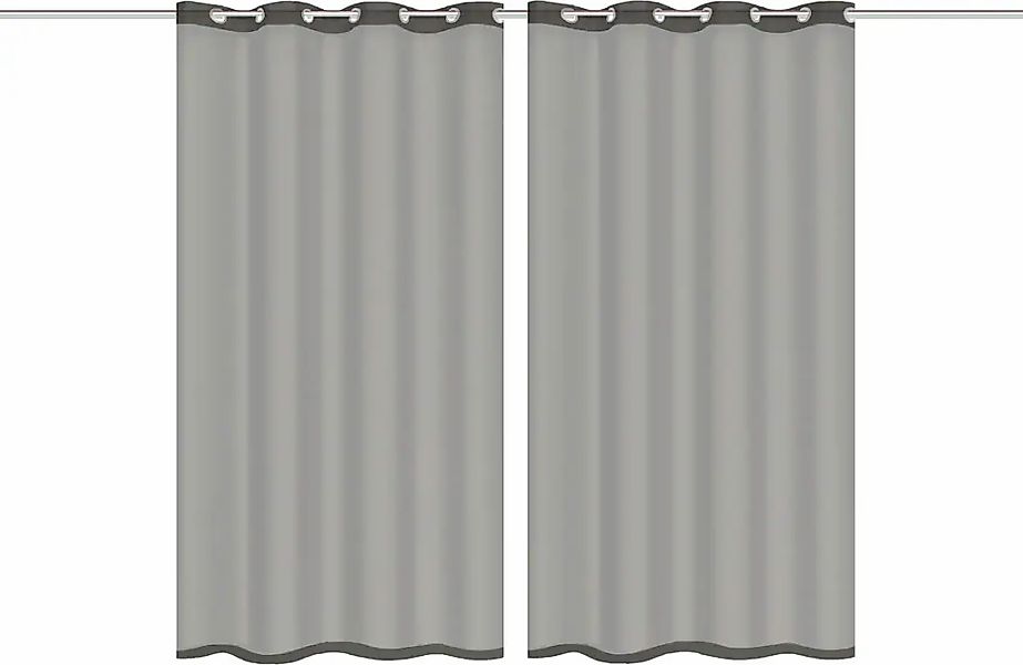 HOME WOHNIDEEN Gardine »DOLLY«, (2 St.), transparent günstig online kaufen