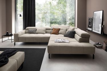PLACES OF STYLE Ecksofa "Claya, L-Form, incl. Kopfteilverstellung, Breite 3 günstig online kaufen