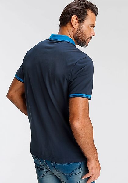 Mans World Poloshirt, Kurzarm, lässige Passform, bedruckt, Polokragen günstig online kaufen