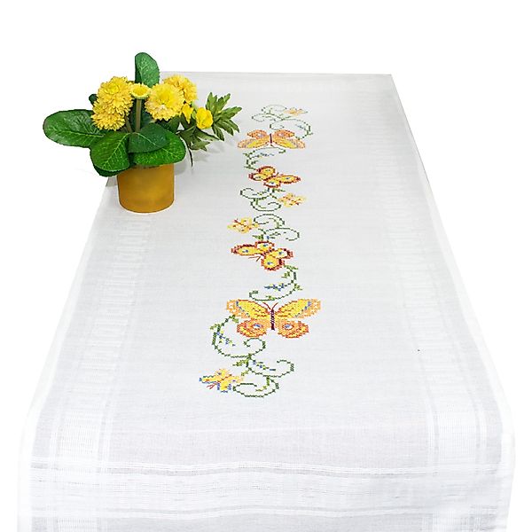 Delindo Lifestyle Kreativset Handarbeits-Tischläufer - Sticken günstig online kaufen